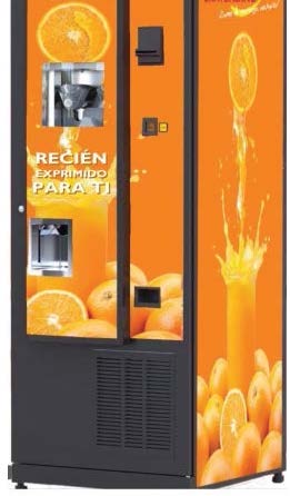 oportunidad de negocio vending zumo naranja natural