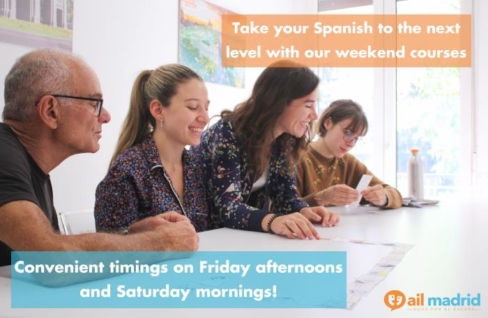 weekend spanish courses for all ability levels